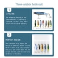 thumbnail image 1 of False Bait Lifelike Bionic Fishing Tools with Sliding Mechanism Floating Animals For Bass Pike Catfish Surface Lure Acute Touch 5 Pieces, 1 of 6