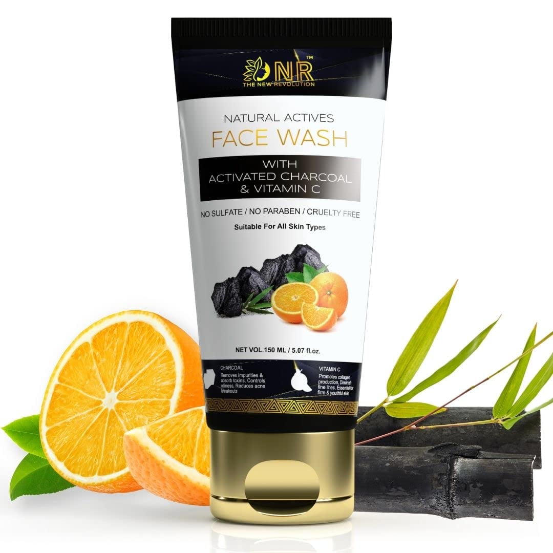 The New Revolution Natural Actives Face Wash With Activated Charcoal