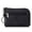 Black, variant on Milano Leather Wallet Pouch Purse Zipper Change Bag