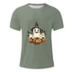 thumbnail image 4 of Blusas y camisas de manga corta y cuello redondo para hombre. Blusas/camisetas de manga corta con cuello redondo y estampado de Halloween para hombre. Blusa para hombre., 4 of 5
