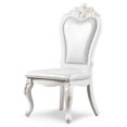 thumbnail image 4 of Furniture of America Alernit Traditional Nailhead Trim Dining Chairs, White (Set of 2), 4 of 13