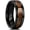 Black, variant on Men's Titanium Wedding Band-8mm Golden Matte Brushed Finish with Koa Wood Inlay, Durable Wooden Wedding Ring Comfort Fit Size 13