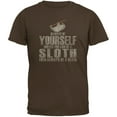 thumbnail image 1 of Always Be Yourself Sloth Brown Youth T-Shirt, 1 of 1