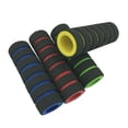 thumbnail image 2 of EeaseCA 2pcs Handlebar Grips Bike Racing Motorcycle Handle Bar Sponge Grips Cover Non-slip Handle Grips(Green and Black), 2 of 8