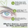 thumbnail image 6 of The Eye Doctor Tea Tree Lid Cleanser 100ml – Daily Eyelid Hygiene Remove Debris & Make-up Eyelid Eyelashes – Suitable for Sensitive Eyes – Contains Tea Tree Oil Argan Oil Coconut Oil & Micellar Water, 6 of 7
