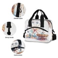 thumbnail image 5 of Lunch Bag Portable Crossbody Meal Bag Cooler Bag Insulated Lunch Bag Food Bag Handheld & Crossbody Design Colorful Ferris Wheel, 5 of 6