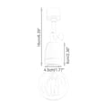 thumbnail image 3 of FSLiving Retro Vintage Design E26/E27 Ceramics Mini White Base Adjusted Titl Angle Rotated J System Track Head Lighting for Gallery Loft Kitchen Farmhouse(No Bulb & No Track) - 1 Pack, 3 of 5