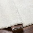 Hauteloom Judy Living Room, Bedroom Area Rug Ivory High Pile 2'3" x 3'9 ...