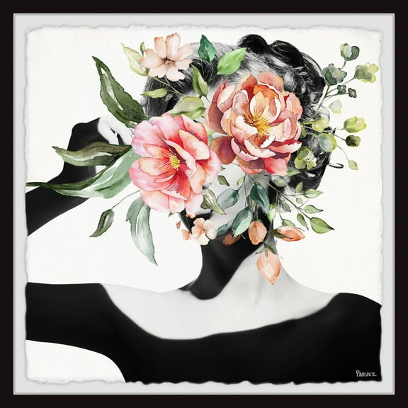 Parvez Taj "Wild Bloom" Framed Painting Art Print, 12.00" x 1.50"