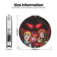 thumbnail image 3 of Lsque Scooby-Doo Pattern Cosmetic Mirror 2.6 Inch Round Handheld Travel Pocket Makeup Mirror, 3 of 8