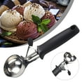 thumbnail image 3 of Bgsha Stainless Steel Ice Cream Spoon Cookie Scoop Melon Fruit Baller Ice Ball Maker, 3 of 10