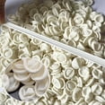 thumbnail image 4 of Lttoisl hanxiulin 200pcs Disposable Rubber Finger Cots for Nail Art, Kitchen, Crafting, Waterproof Latex Finger Protection Covers, White Yellow Pink Black Assorted, 4 of 8