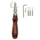thumbnail image 2 of 5 en 1 DIY Leathercraft Ajustable Pro Stitching Groover Crease Leather Tool, 2 of 4