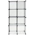 thumbnail image 4 of Gymax 8 Cube Grid Wire Organizer Wardrobe Shelves Bookcase DIY, 4 of 10