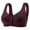 Purple-2, variant on Ohufall Wirefree Bras for Women ,Plus Size Front Closure Lace Bra Wirefreee Extra-Elastic Bra Active Yoga Sports Bras 36C-46C, Summer