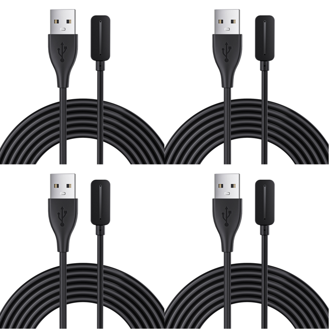 Cable Carga USB Magnético 1m Base Adaptadora Cargador para Polar Pacer/Pacer Pro