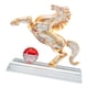 thumbnail image 5 of Estatua de caballo de cristal, adorno de Feng Shui chino, regalo, escultura animal de escritorio para Estilo A, 5 of 9