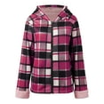 thumbnail image 6 of Women Lightweight Short Jacket Hooded Spring Fall Transitional Fashion, Cute Thin Coat Hot Pink, M, 6 of 6