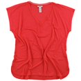 thumbnail image 1 of Camiseta básica de medios mixtos bar III para mujer naranja grande, 1 of 2