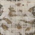 thumbnail image 1 of Ahgly Company Machine Washable Indoor Square Abstract Tan Brown Area Rugs, 5' Square, 1 of 7