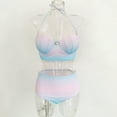 thumbnail image 3 of Bikinis de color degradado de concha de sirena para niñas Angel Sailing  Electrónica, 3 of 6