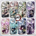thumbnail image 2 of Funda de teléfono de Anime para iPhone, carcasa transparente para modelos 15, 14, 13, 12, 11 Mini Pro Max, X, XR, XSMax, 6S, 6, 7, 8 Plus, SE, año 2024, 2 of 5