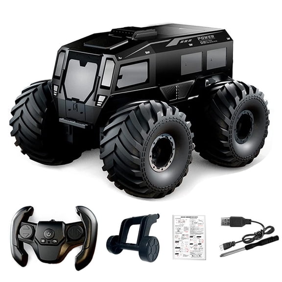 Remote Control Car Off-Road Pick-up Truck, 4WD Waterproof RC Trucks Toy RC Cars for All Terrain, 1:24 Amphibious Truck Toys 2.4GHz Vehicles Kids Gifts for Boys and Girls Aged 6-14