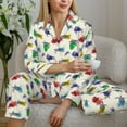 thumbnail image 6 of Sikiie Cartoon Sea Turtle Women's Long-Sleeve Shirt and Full-Length Bottom Pajama Set (s-xxl)-XX-Large, 6 of 7