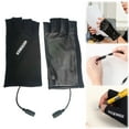 thumbnail image 2 of USB Rechargeable Heated Touchscreen Fingerless Gloves, Electric Heating, Winter Hand Warmer Gloves for Outdoor Work Cycling Skiing, Half Finger Heating Gloves for Men Women, 1Pair(Black1,6.7x3.5"), 2 of 9
