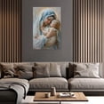 thumbnail image 5 of ZHONGYUTONG Virgin Mary Wall Art Catholic Canvas Mother of Jesus Pictures Religious Holy Mary Painting for Living Room Decor Framed (20.00" x 30.00"), 5 of 5