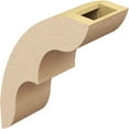 thumbnail image 5 of Ekena Millwork 5"W x 12"D x 16"H Ozark Rough Cedar Woodgrain TimberThane Knee Brace, Primed, 5 of 6