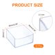 thumbnail image 2 of Uxcell 12 Pcs Protectores de Piso de Silicona para Patas de Silla 2.4 x 2.4 Pulgadas Tapas Cuadradas Antideslizantes para Patas de Silla en Pisos de Madera Reducen Ruido y Rasguños, Transparente, 2 of 6