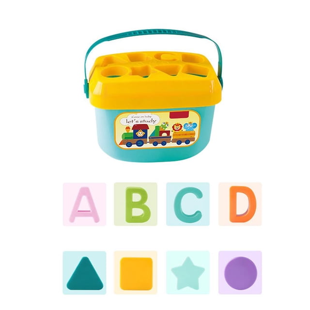 Juguete De Clasificación De Bloques, Juguete De Bloques De Letras Coloridas, Juego De Clasificación De Juguetes Para Niños Pequeños, Construcción Seguro Y Suave Para Niños Mayores De 18 Meses seitruly FN002883-00