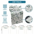 thumbnail image 6 of Sage Green Botanical Table Runner 72 Inches, Watercolor Spring Floral Summer Leaf Bed Runner Dresser Scarves Tabletop for Indoor Outdoor Parties/Ceremony/Banquet, 18" x 72", 6 of 8