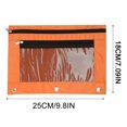 thumbnail image 2 of Pencil Pouch for 3 Ring Binder Pencil Pouches with Zipper | Pencil Pouches Pencil Bags for Classroom Pencil Box, Travel Cosmetic Bag, 2 of 7