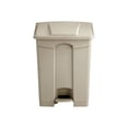 thumbnail image 1 of Safco 9922TN Large Capacity Plastic Step-On Receptacle  17 gal  Tan, 1 of 3