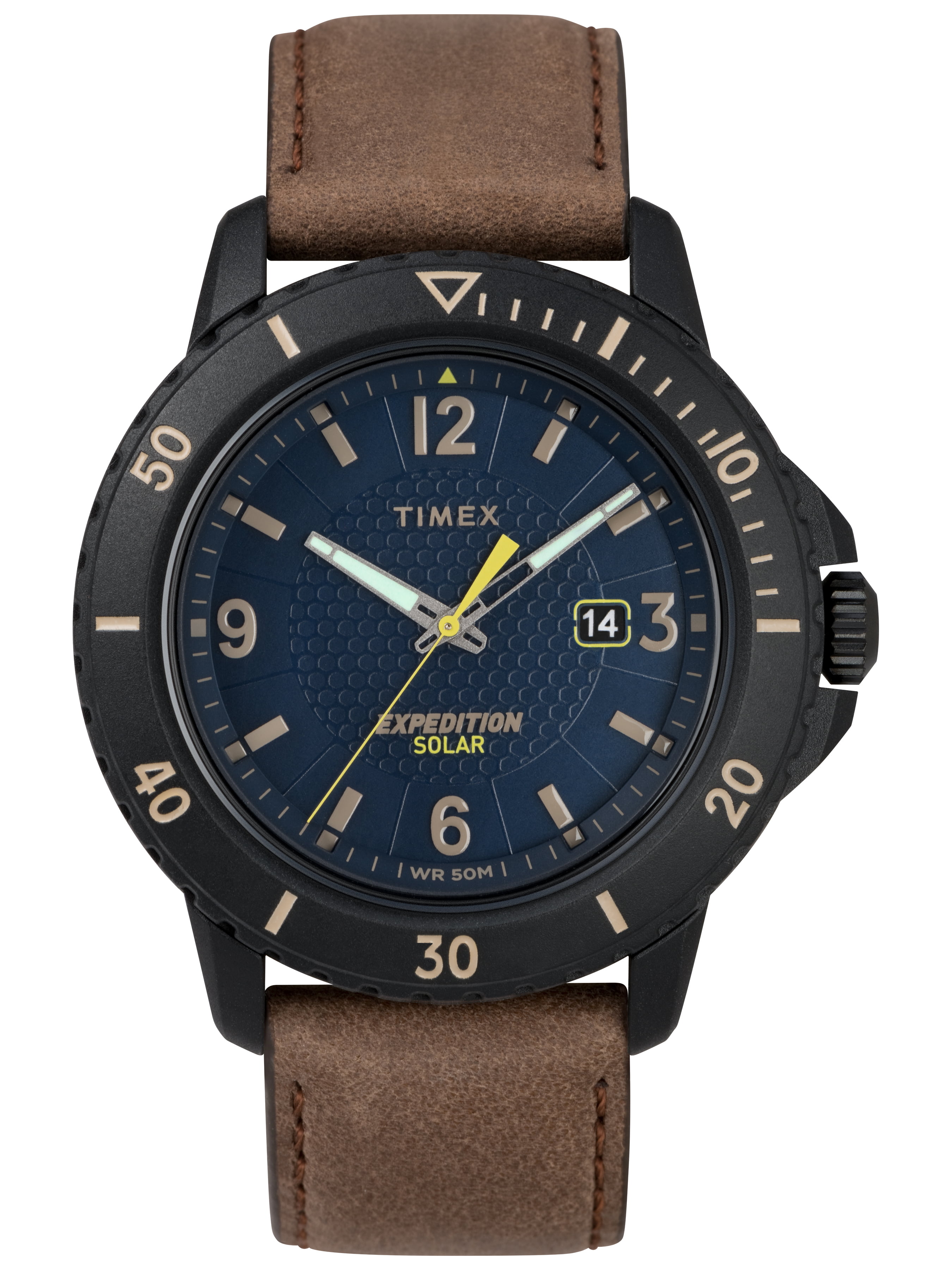 Timex Men's Expedition Gallatin Solar Black 45mm Outdoor Watch