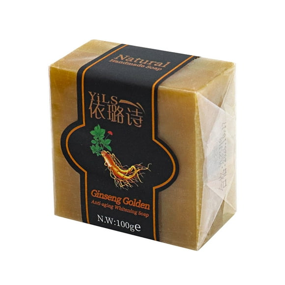 FcBaudy Hand Soap Ginseng Oil Hand Made Soap Clean Moisturizing Soap Moisturizing Soap Adult And Child Bath Hand Soap Bath soap