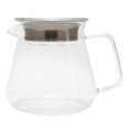 thumbnail image 3 of Elowen Coffee Pot Glass Coffee Maker, Glass Coffee Kettle Pour Over Coffee Pot Anti Scalding Heat Insulating Handle for Ome Office Cafe Shop Supplies 500ml, 3 of 7