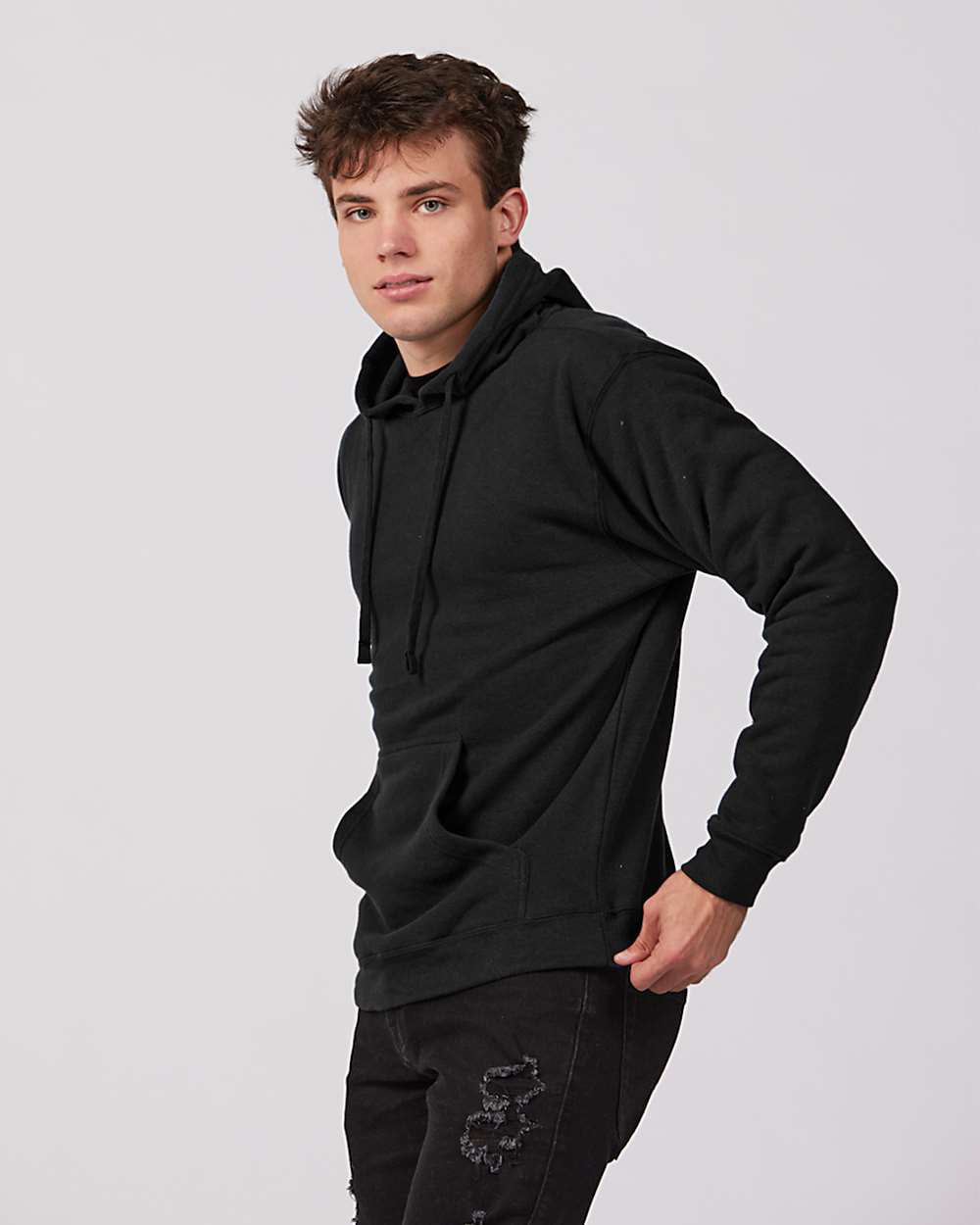 Tultex Unisex Premium Fleece Hooded Sweatshirt - Walmart.com