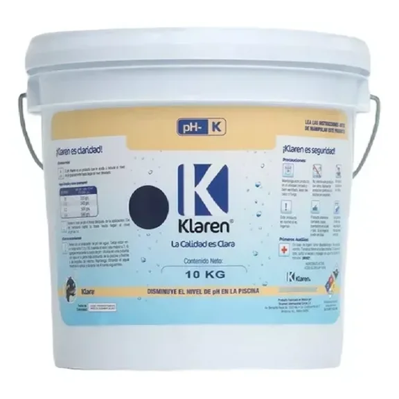 Reductor de pH Klaren Bote 10 Kg para Piscina