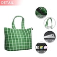 thumbnail image 2 of Green White Checkerboard Checkered Pattern Travel Tote Bags for Women Carry On,Large Weekender Bags for Women Travel,Multi Functional Duffle Bag for Work,Shopping,Sports, 2 of 5