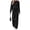 Black, variant on FreshPretty 2 Piece Matching Lounge Sets for Women Fall Outfits,Airport Travel Outfit,Postpartum Going Home,Cute Comfy Loungewear,Boat Neck Long Sleeve Top,Wide Leg Pants,Winter Clothes