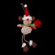 thumbnail image 4 of Decoración colgante de árbol de Navidad hecha , de Navidad de peluche de Santa Gnome Alce Macarena muñeco duende de la Navidad, 4 of 8