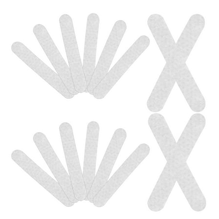 BESTOYARD 100Pcs Adhesive Silicone Anti-Skid Hanger for Closet Organization and Home Use