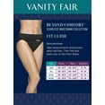 thumbnail image 6 of Vanity Fair Lingerie Women's Beyond Comfort Seamless Waistband Hi-Cut Underwear, 3-Pack, 6 of 6