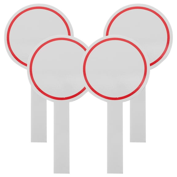 WORGEOUS 4 Pcs Score Board Strictly Scoring Paddles Blank Whiteboards Student