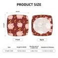 thumbnail image 5 of Honeii Cute Pig with Coins Print Square Cushion Cover with Elastic Band & Ties,Sofa Cushion Covers,Furniture Protector for Living Room,Washable Sofa Seat Slipcover-Four Pieces, 5 of 7