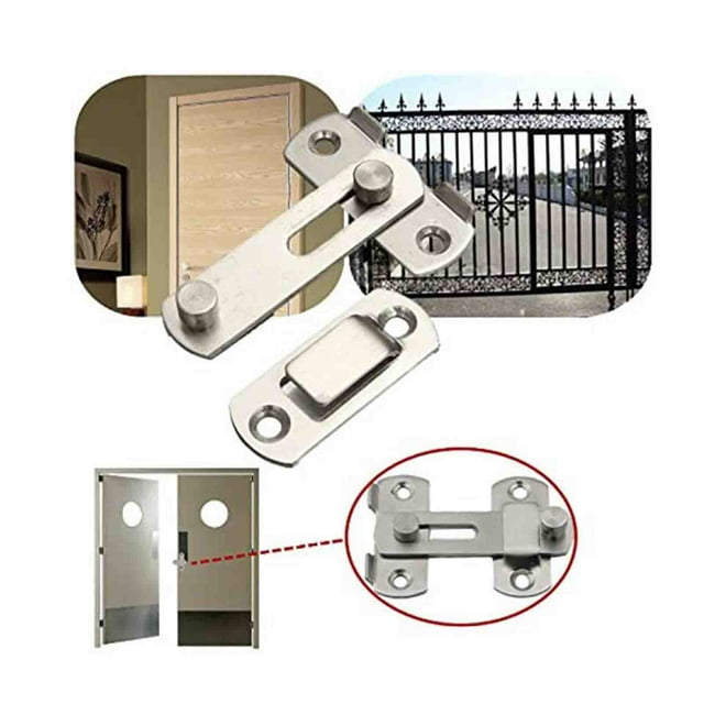 Serrure de Renforcement pour Porte d'Entrée pour la Maison, Serrure de Porte en Alliage d'Aluminium, Quincaillerie de Sécurité Robuste pour Porte d'Entrée, Outils et Amélioration de l'Habitation