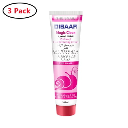 3 Pack Hair Removal Cream - Gentle & Soothing Hair Removal For Women - Sensitive Depilatory Cream for Delicate Areas